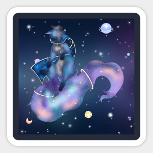 Galaxy fox Sticker